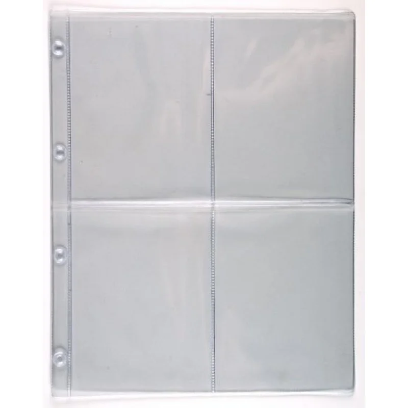 Combi deal! Din A4 album met 20 extra zware (250 micron) bladen 4-vaks (vakmaat 145 x 106 mm) - Afbeelding 2