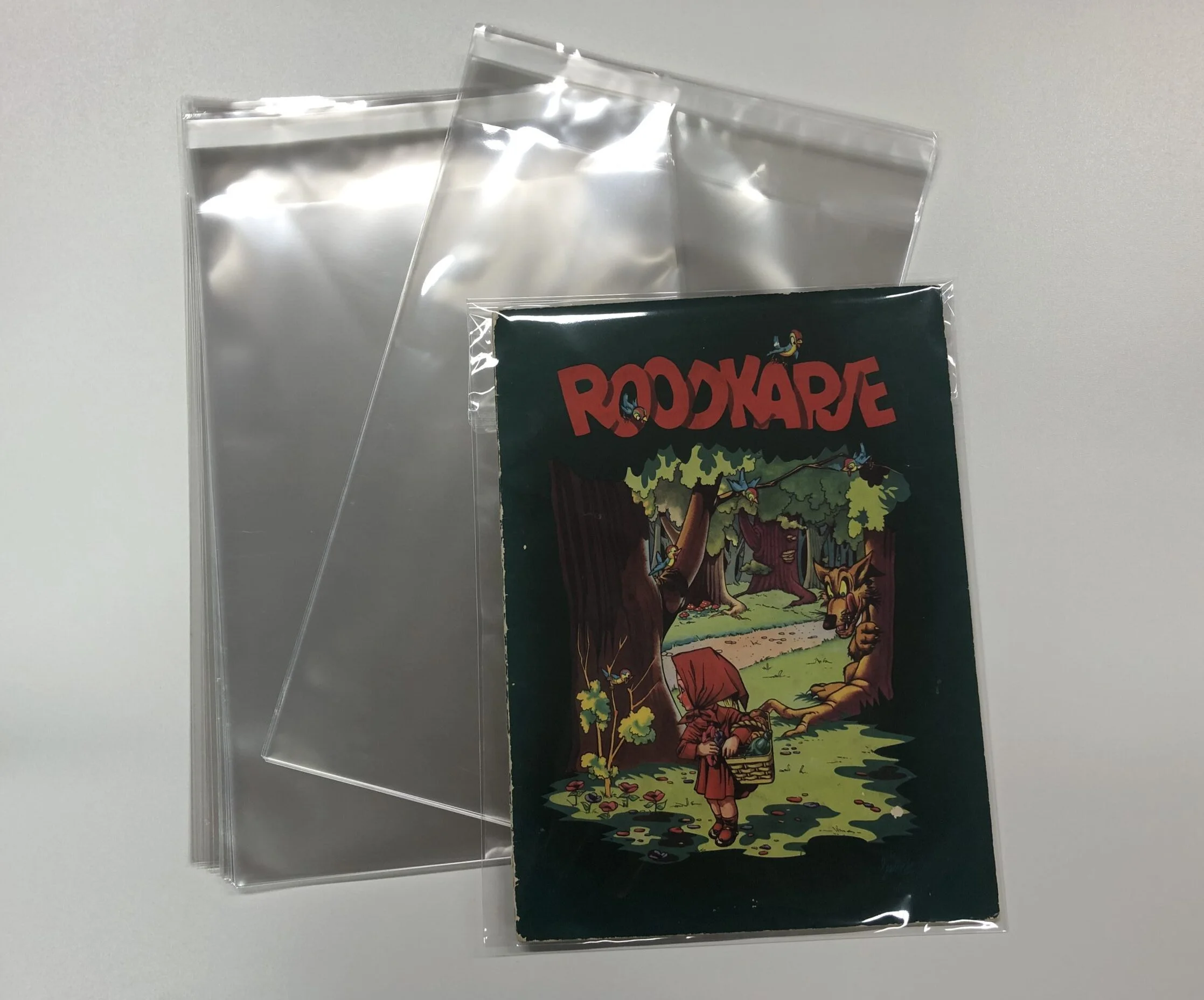 PP beschermhoes met hersluitbare strip afmeting 215 x 300 mm, 1 KG voor o.a.  A4 documenten e.d.