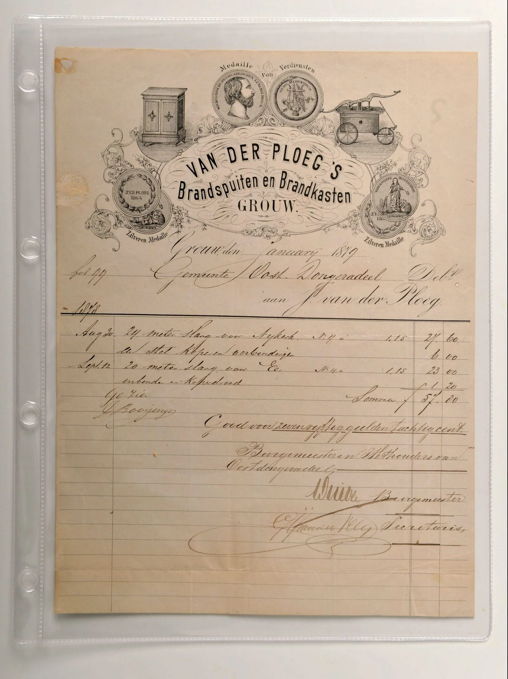 Din A4 set van 10 stuks transparante bladen 1 vak (vakmaat 292 x 212 mm) voor o.a. documenten