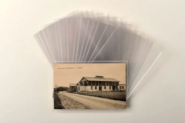 Lindner "889" beschermhoezen voor o.a. oude ansichtkaarten "96 x 145 mm" 50 stuks - Afbeelding 2