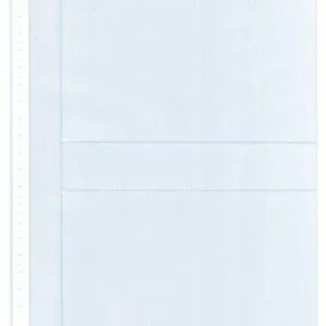 PP blad 2 vakken (13 x 18 cm) transparante bladen  Din large set van 10 stuks, 23 gaats, geschikt voor o.a. foto's en poststukken