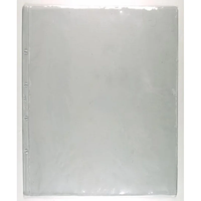 Akte set van 10 transparante bladen 1 vak (vakmaat 453 x 357 mm) voor o.a. documenten en affiches