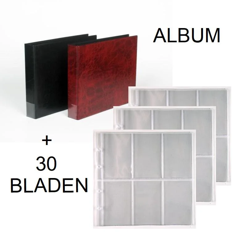 Combi deal! Liebig album inclusief 30 transparante bladen