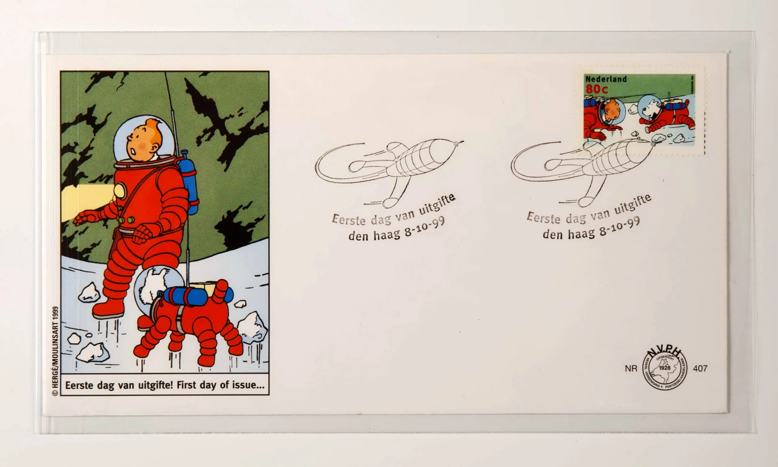 111 x 196 mm PP beschermhoezen voor o.a. eerstedagenveloppen