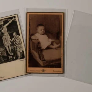 70 x 112 mm PP beschermhoezen voor o.a. carte de visite, pokémon en bidprentjes