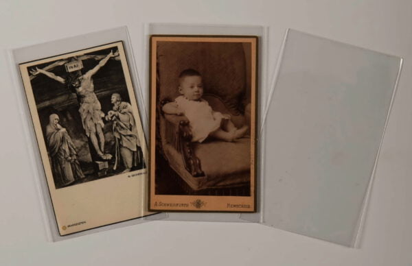 70 x 112 mm PP beschermhoezen voor o.a. carte de visite, pokémon en bidprentjes