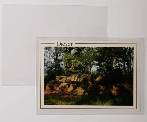 113 x 165 mm PP beschermhoezen voor o.a. moderne ansichtkaarten, documenten, 1 kg ca 600 stuks