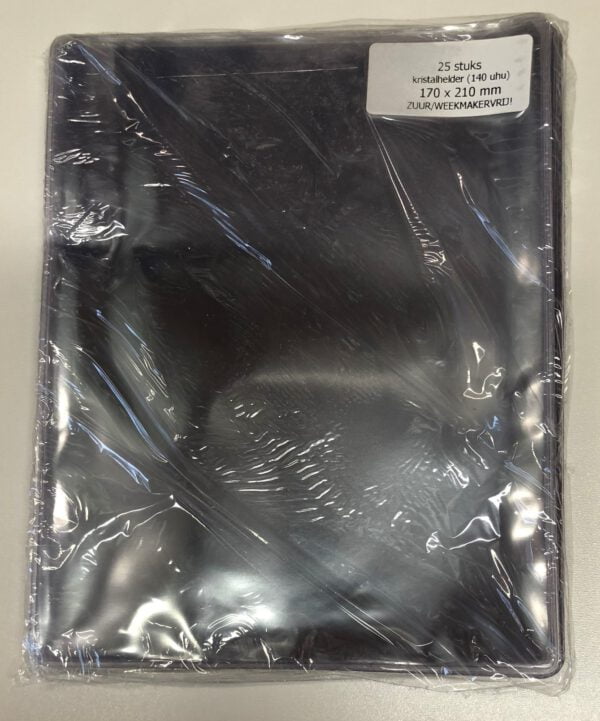 PVC beschermhoes A5 ( 170 x 210 mm ) set van 25 stuks