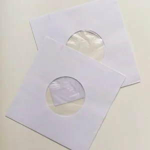 Binnenhoes voor singles 7 inch, inclusief binnenvoering, set van 10 stuks