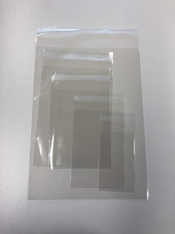 PP beschermhoes met hersluitbare strip afmeting 110 x 160 mm, 1 KG voor o.a.  documenten e.d. - Afbeelding 4