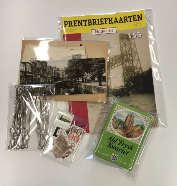 PP beschermhoes met hersluitbare strip afmeting 260 x 350 mm, 1 KG voor o.a. documenten, boeken en plaatjesalbums e.d. - Afbeelding 4